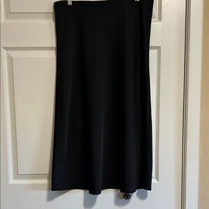 J. Crew Black Maxi Slip skirt